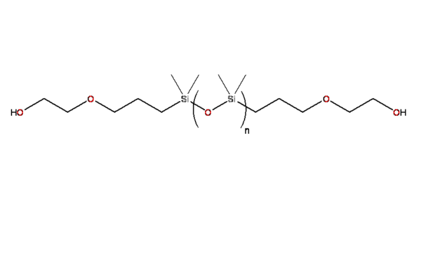 Poly(dimethylsiloxane)-1,3-bis-hydroxyethoxypropyl terminated (average MW 900-1100)