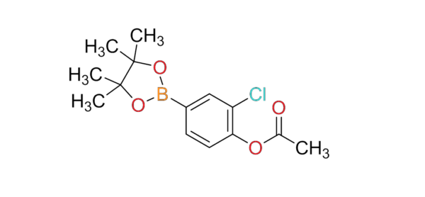 (4-acetoxy-3-chlorophenyl)boronic acid, pinacol ester