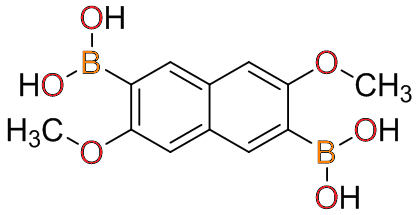 (3,7-dimethoxynaphthalene-2,6-diyl)diboronic acid