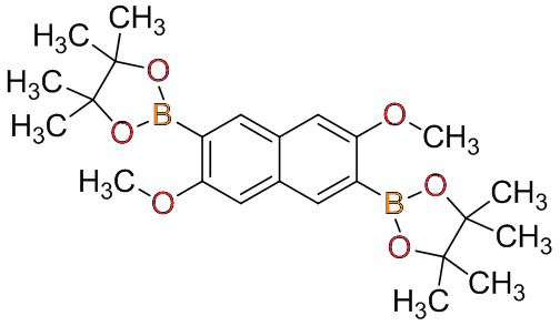 (3,7-dimethoxynaphthalene-2,6-diyl)diboronic acid, pinacol ester