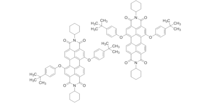5,12-bis(4-(tert-butyl)phenoxy)-2,9-dicyclohexylanthra[2,1,9-def:6,5,10-d'e'f']diisoquinoline-1,3,8,10(2H,9H)-tetraone and 5,13-bis(4-(tert-butyl)phenoxy)-2,9-dicyclohexylanthra[2,1,9-def:6,5,10-d'e'f']diisoquinoline-1,3,8,10(2H,9H)-tetraone
