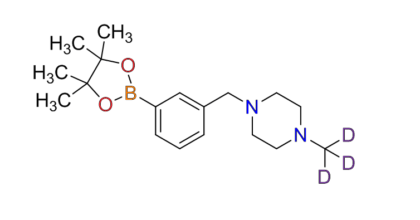 1-methyl-4-(3-(4,4,5,5-tetramethyl-1,3,2-dioxaborolan-2-yl)benzyl)piperazine, D3