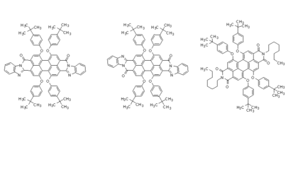 Mixture of 5,6,12,13-tetrakis(4-(tert-butyl)phenoxy)-2,9-dioctylanthra[2,1,9-def:6,5,10-d'e'f']diisoquinoline-1,3,8,10(2H,9H)-tetraone,  7,8,18,19-tetrakis[4-(1,1-dimethylethyl)phenoxy]bisbenzimidazo[2,1-a:2',1'-a']anthra[2,1,9-def:6,5,10-d'e'f']diisoquinoline-10,21-dione and 8,9,19,20-Tetrakis[4-(1,1-dimethylethyl)phenoxy]bisbenzimidazo[2,1-a:1',2'-b']anthra[2,1,9-def:6,5,10-d'e'f']diisoquinoline-6,11-dione