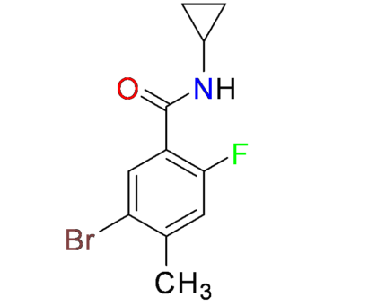 5-Bromo-N-cyclopropyl-2-fluoro-4-methylbenzamide