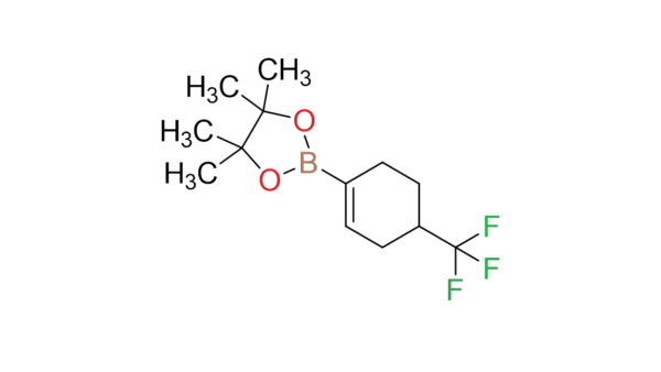 4,4,5,5-Tetramethyl-2-(4-(trifluoromethyl)cyclohex-1-en-1-yl)-1,3,2-dioxaborolane