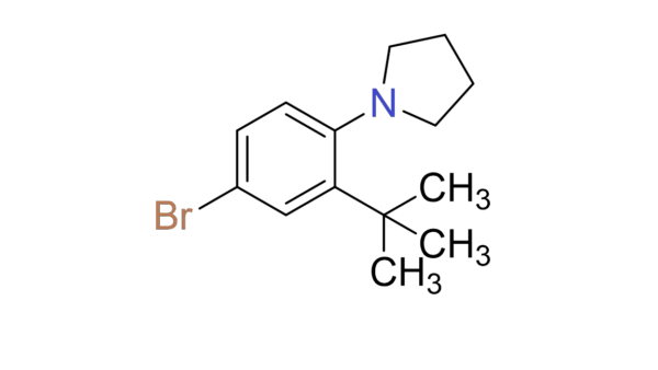 1-(4-Bromo-2-(tert-butyl)phenyl)pyrrolidine