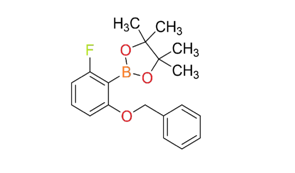 2-Benzyloxy-6-fluorophenylboronic acid, pinacol ester
