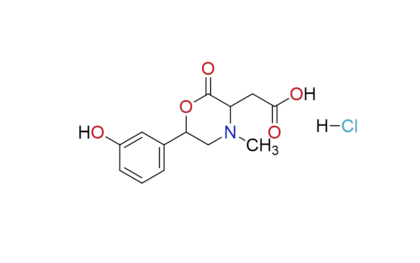 3-(carboxymethyl)-6-(3-hydroxyphenyl)-4-methyl-2-oxomorpholine hydrochloride Product Code: BM2101