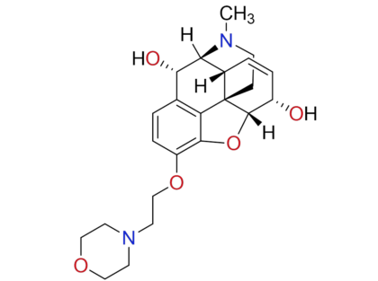 (4S,4aR,7S,7aR,12bS,13S)-3-methyl-9-(2-morpholinoethoxy)-2,3,4,4a,7,7a-hexahydro-1H-4,12-methanobenzofuro[3,2-e]isoquinoline-7,13-diol Product Code: BM2102 CAS Number 433308-87-3