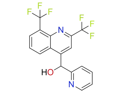 (RS)-(2,8-bis(trifluoromethyl)quinolin-4-yl)(pyridin-2-yl)methanol Product Code: BM2116 CAS Number 68496-04-8