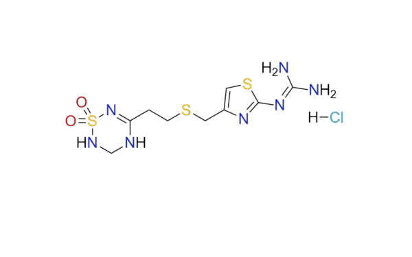 2-[4-({[2-(1,1-dioxido-3,4-dihydro-2H-1,2,4,6-thiatriazin-5- yl)ethyl]sulfanyl}methyl)-1,3-thiazol-2yl]guanidinehydrochloride Product Code: BM2143