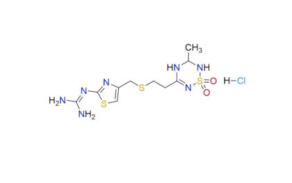 2-[4-({[2-(3-methyl-1,1-dioxido-3,4-dihydro-2H-1,2,4,6- thiatriazin-5-yl)ethyl]sulfanyl}methyl)-1,3thiazol-2-yl]guanidine hydrochloride Product Code: BM2144