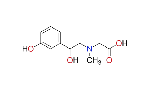 2-((2-hydroxy-2-(3-hydroxyphenyl)ethyl)(methyl)amino)acetic acid Product Code: BM2151 CAS Number 1094089-46-9