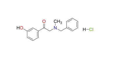 Ethanone, 1-(3-hydroxyphenyl)-2-[methyl(phenylmethyl)amino]-, hydrochloride Product Code: BM2162 CAS Number 71786-67-9