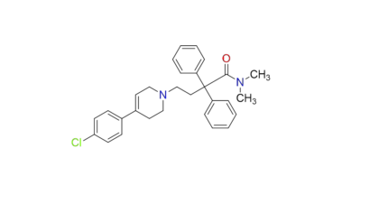 4-(4-Chlorophenyl)-3,6-dihydro-N,N-dimethyl-a,a-diphenyl-1(2H)-pyridinebutanamide Product Code: BM2175 CAS Number 61299-42-1