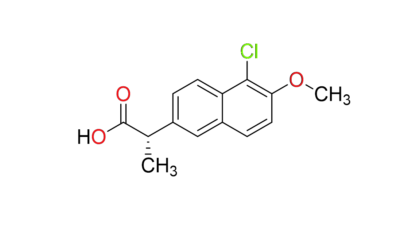 (2S)-2-(5-chloro-6-methoxynaphthalen-2-yl)propanoic acid Product Code: BM2197 CAS Number 89617-86-7