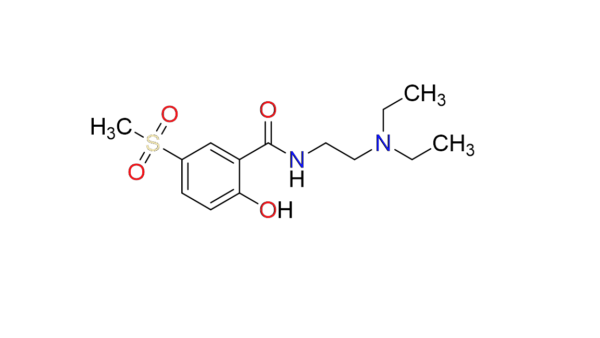 N-(2-(diethylamino)ethyl)-2-hydroxy-5-(methylsulfonyl)benzamide Product Code: BM2220 CAS Number 98517-73-8