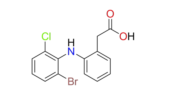 (2-((2-Bromo-6-chlorophenyl)amino)phenyl)acetic acid Product Code: BM2238 CAS Number 127792-23-8