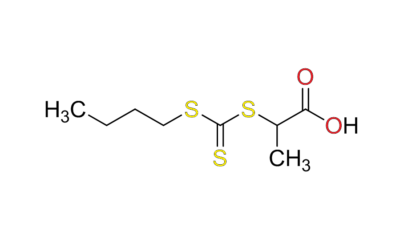 2-(Butylthiocarbonothioylthio)propanoic acid in TamiSolve 70%w/w
