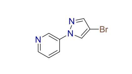 3-(4-bromo-1H-pyrazol-1-yl)pyridine