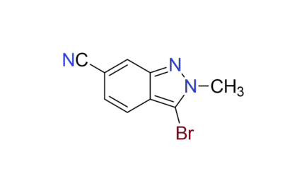 3-bromo-2-methyl-2H-indazole-6-carbonitrile